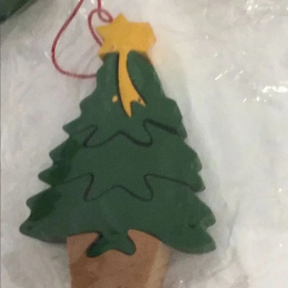 Set of 3 puzzle Christmas ornaments
